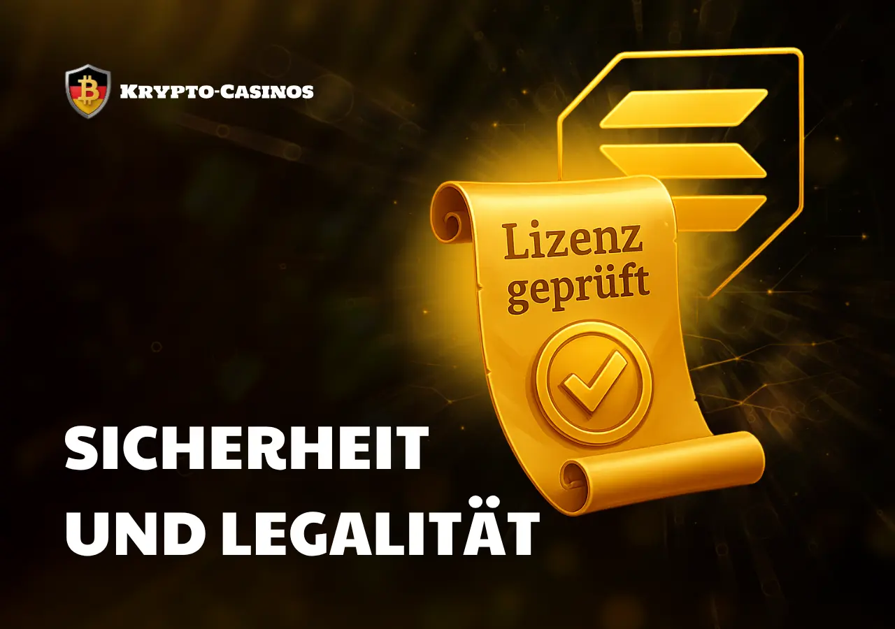 Solana Casinos setzen auf SSL-Verschlüsselung und Blockchain-Transparenz.