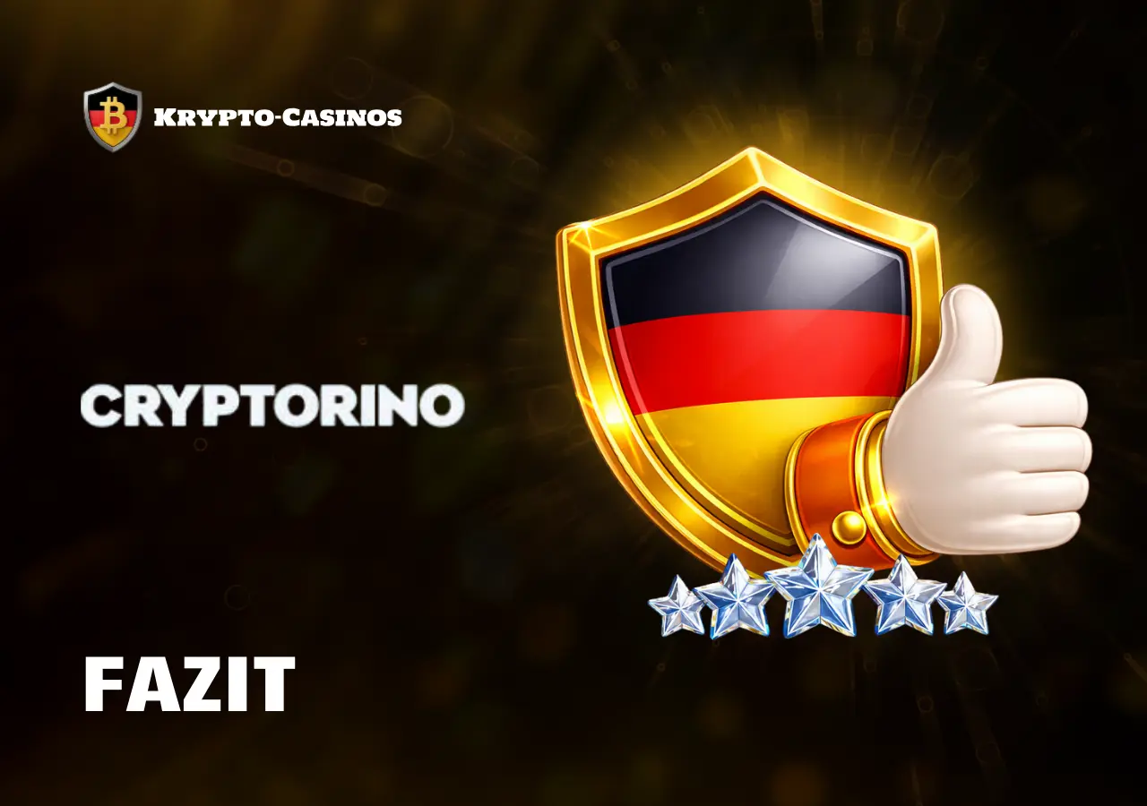 Cryptorino Bewertung für deutsche Spieler