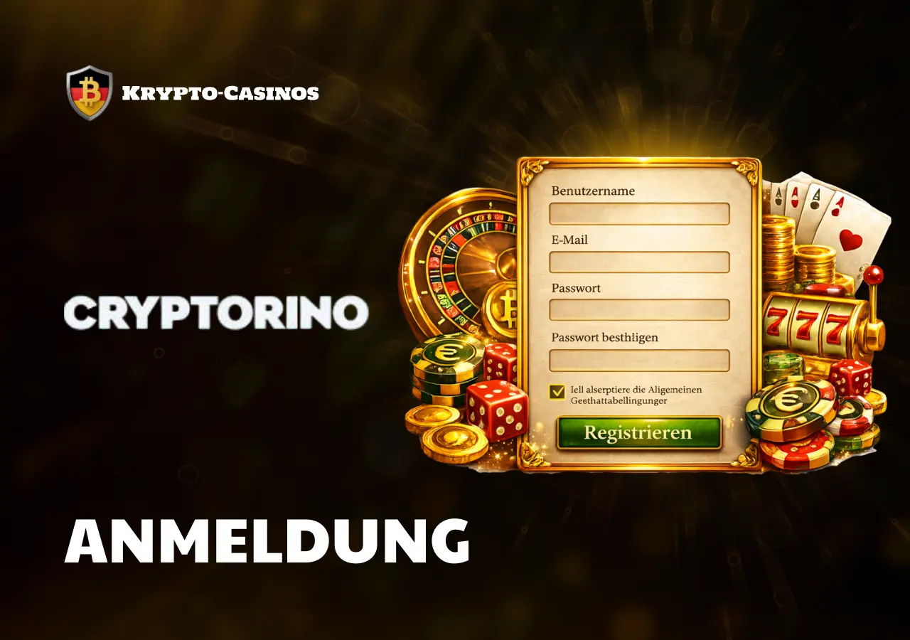 Einfache Registrierung im Krypto Casino