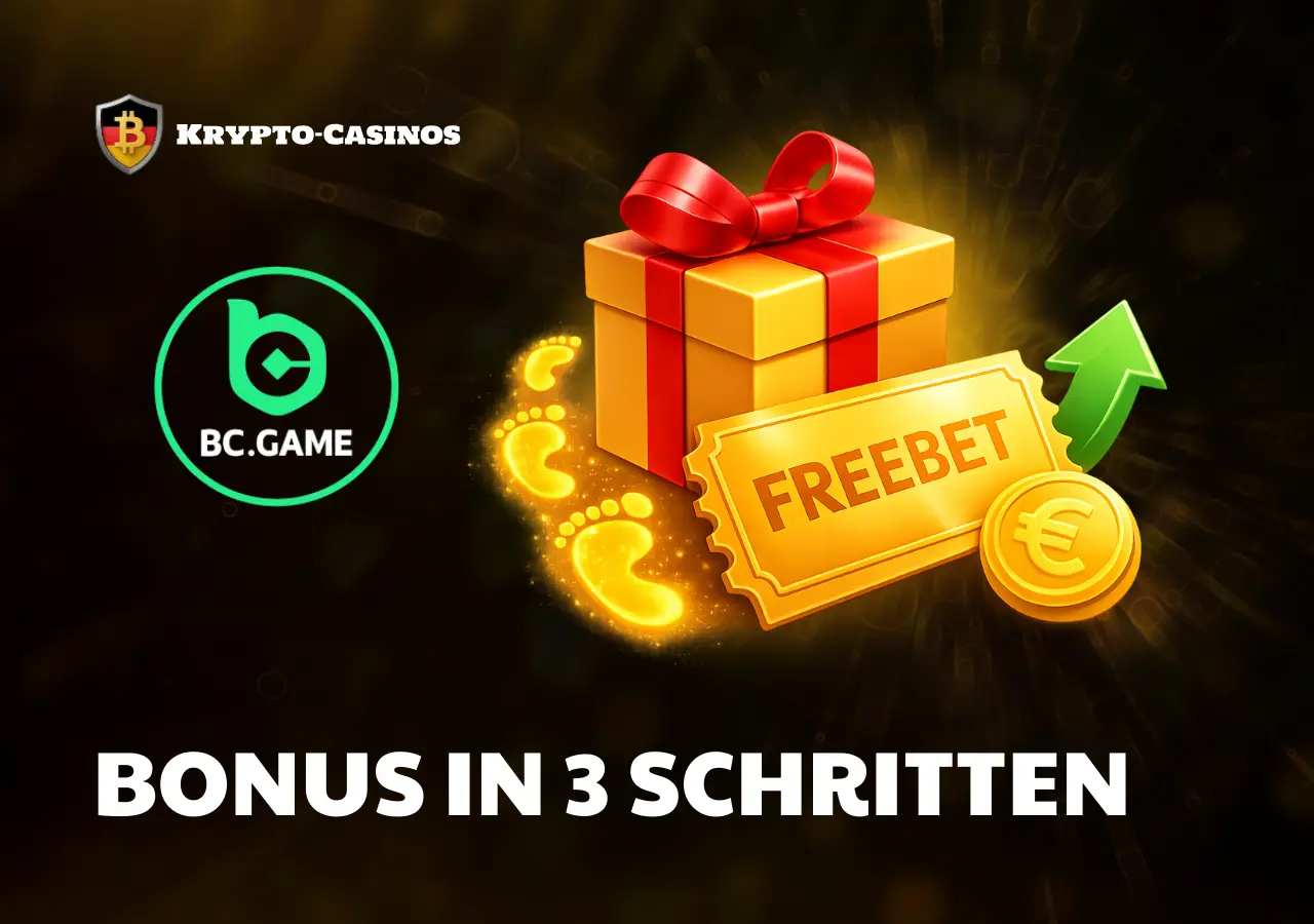 BC.Game Bonus in drei Schritten