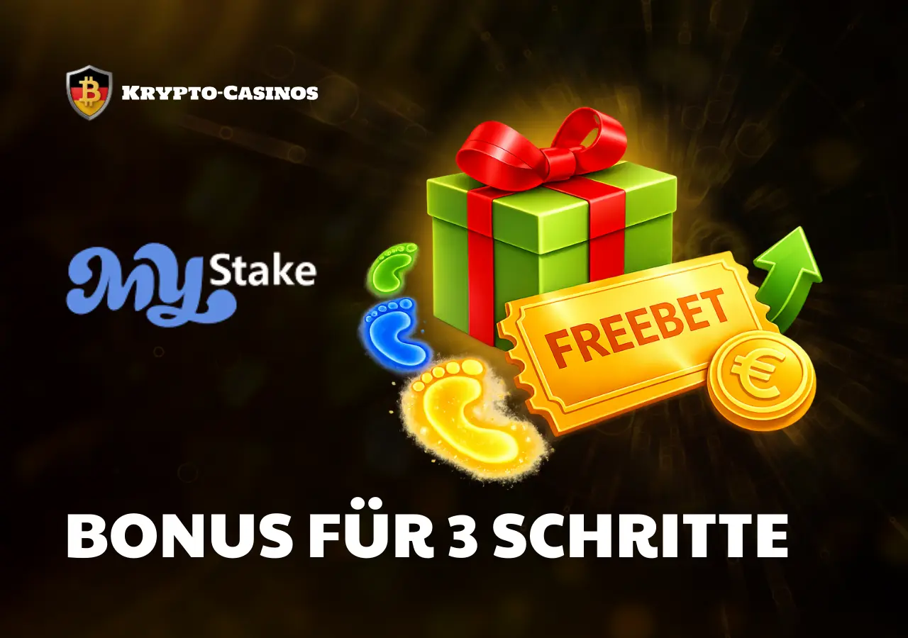 Mystake Bonus in drei Schritten